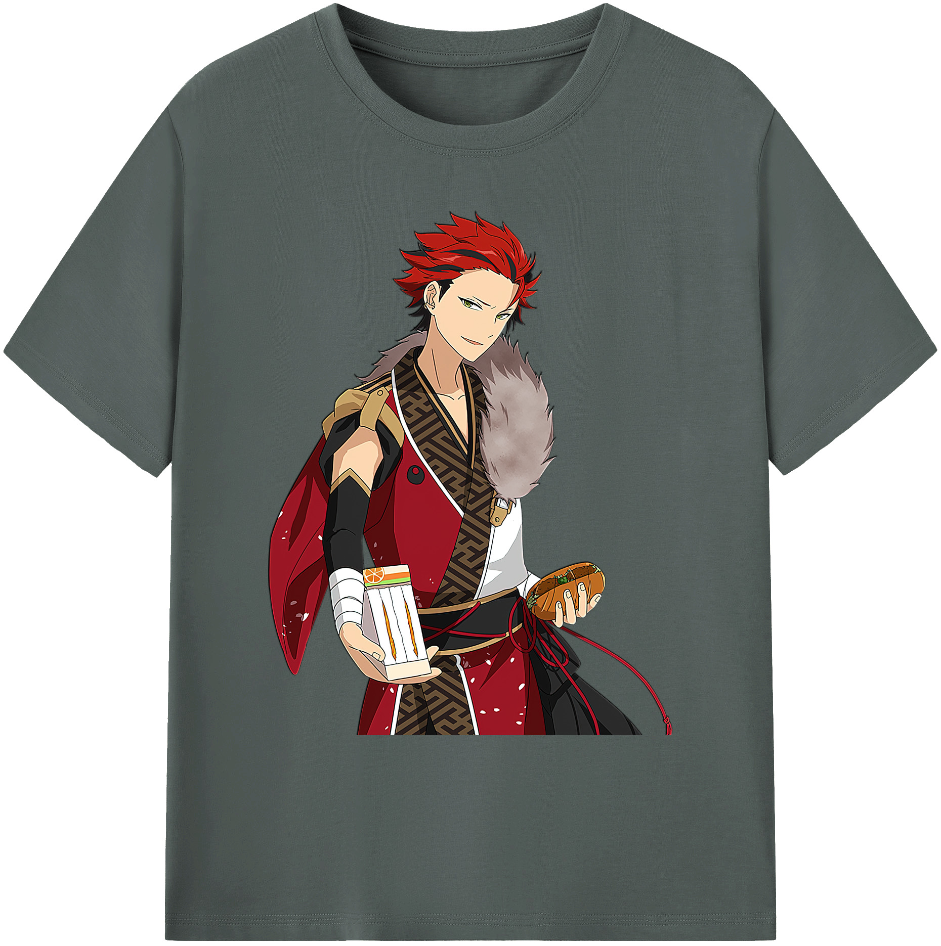 （画像用） あんさんぶるスターズ! Ensemble Stars 綿100％ メンズ半袖Tシャツ｜肌触りやわらか＆通気性